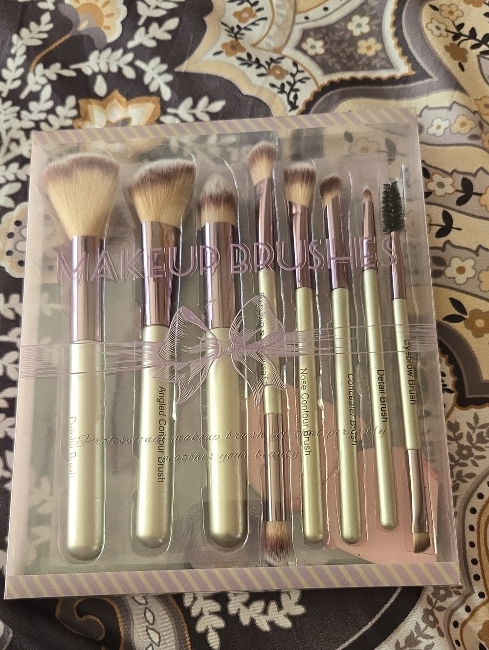 Makeup Brushes Set - Pink and Cream Professional Face & Eye Brush Kit💞BRAND NEW